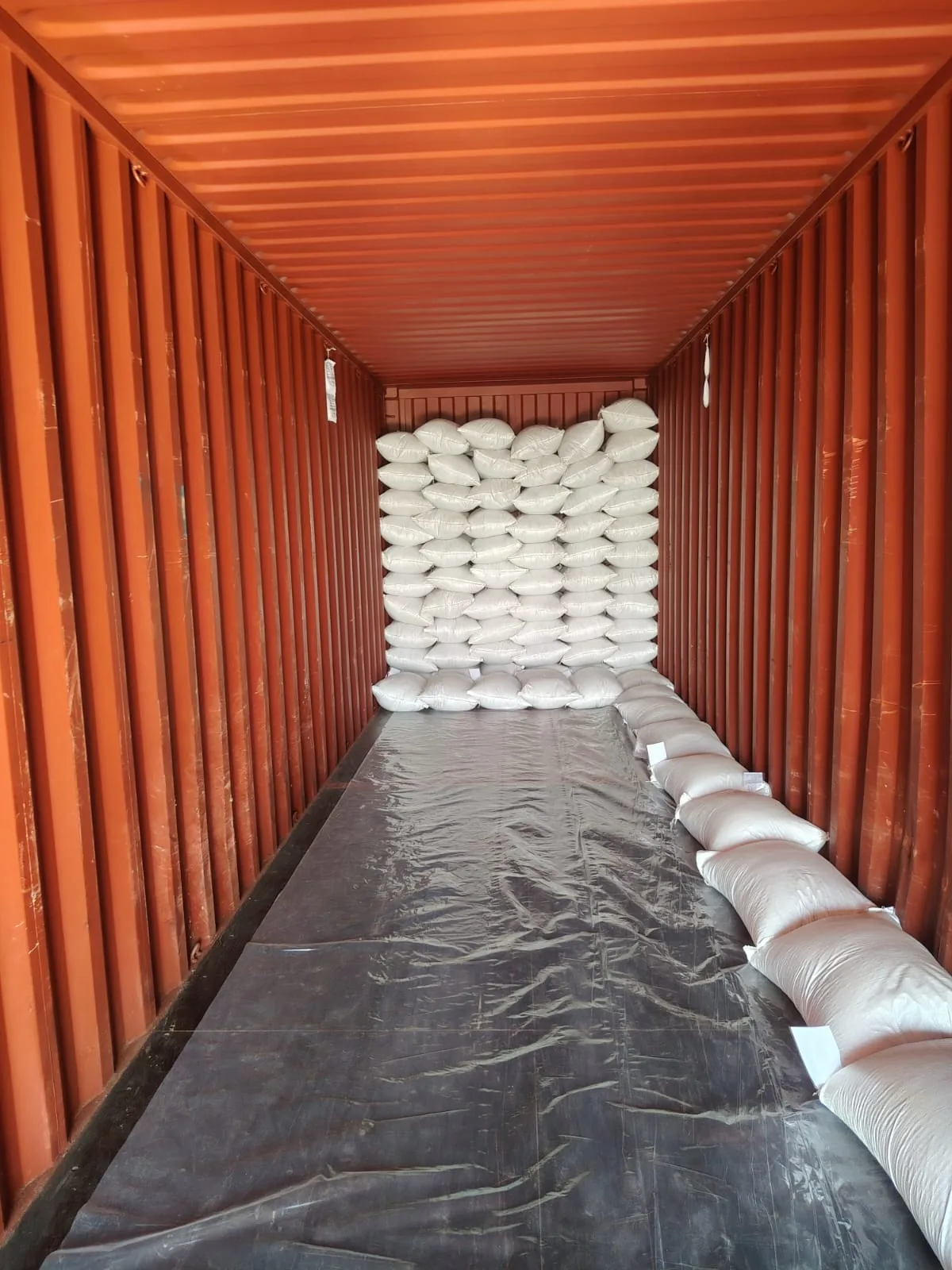 Container being sealed after loading Herbs Gate export orders